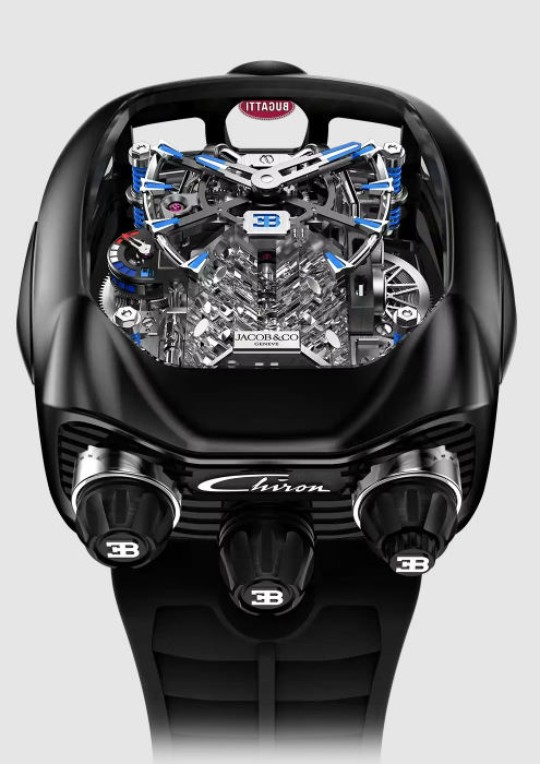(image for) Jacob & Co bugatti chiron tourbillon Black Titanium Replica Watch BU200.21.AE.AB.B